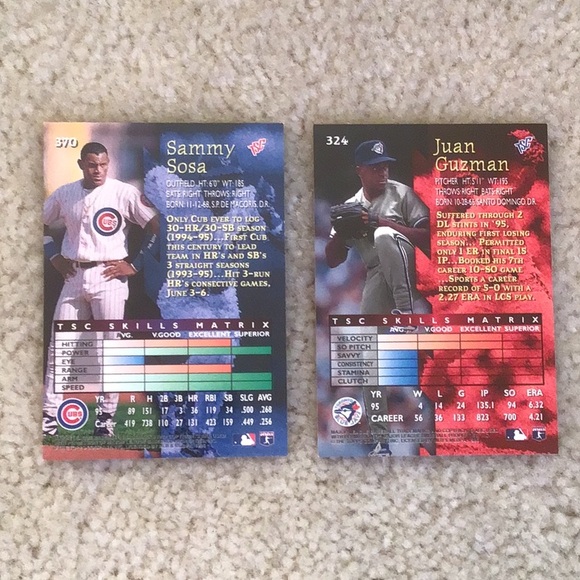 Vintage 1996-1997 Topps Stadium Club MLB Baseball Trading Cards, Lot of 5 Cards - Picture 4 of 8